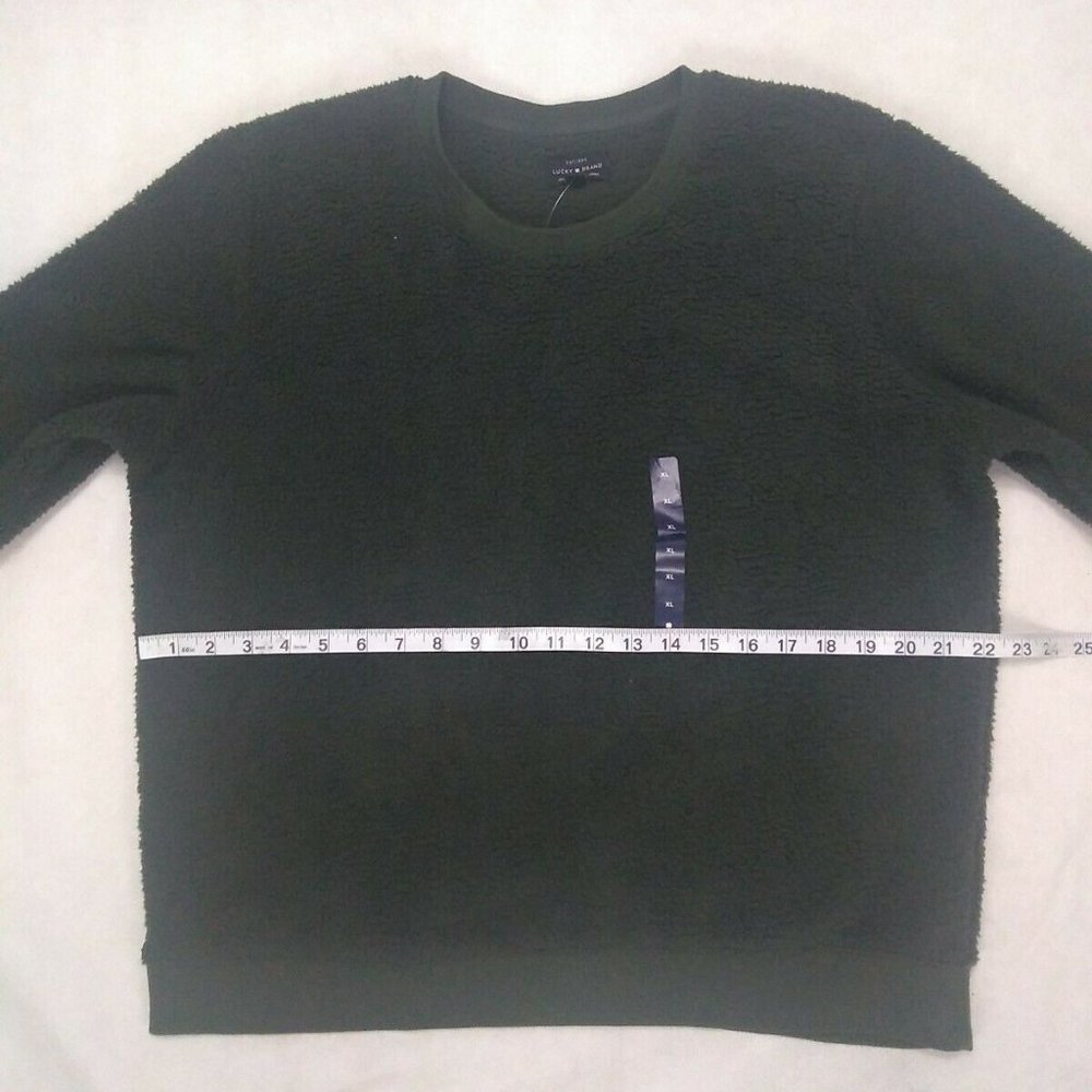 Lucky Brand Sweatshirt XL All Cotton Sherpa - Picture 9 of 13